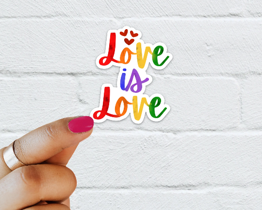 Love is Love Waterproof Vinyl Sticker