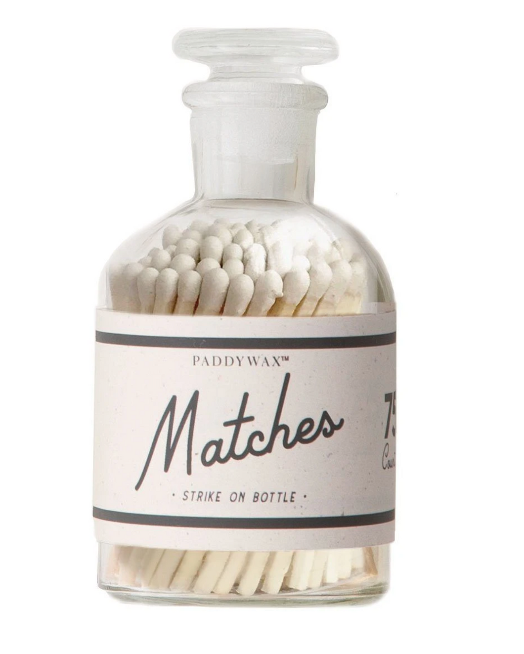 Bottle of Matches White