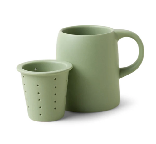 2-in-1 Ceramic Tea Infuser Mug