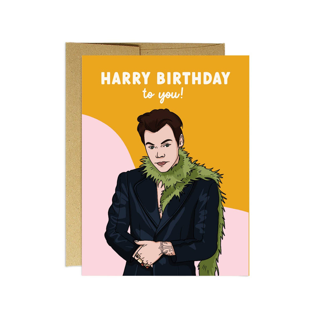 Party Mountain Paper co. - Harry Birthday to You | Funny Birthday Card