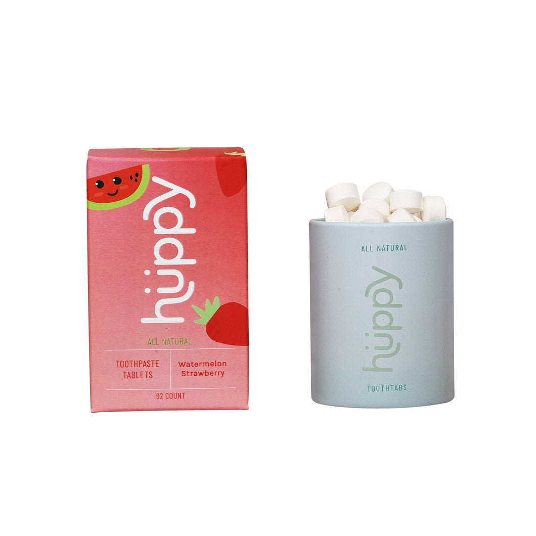 Watermelon Strawberry  Kid's Toothpaste Tablets